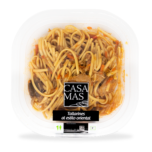 Tallarines Yakisoba amb Pollastre 280g Casa Mas