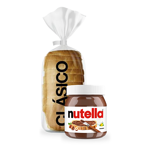 Pack Pan de Molde + Nutella
