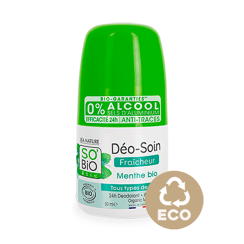 Desodorant Roll On Menta Bio 50ml Léa Nature