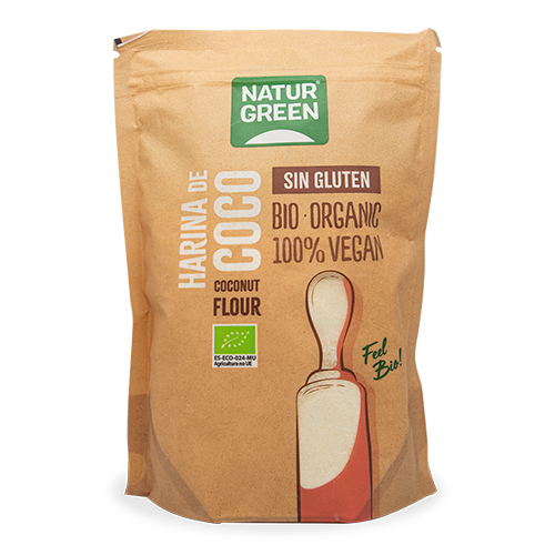 Harina de Coco S/Gluten Bio 500g Naturgreen