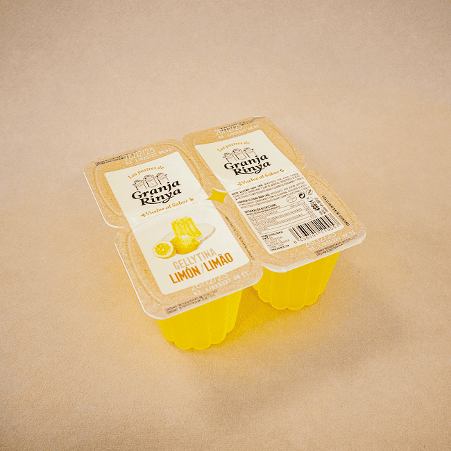 Gelly Tina Limón Pack 4u x100g Granja  Rinya