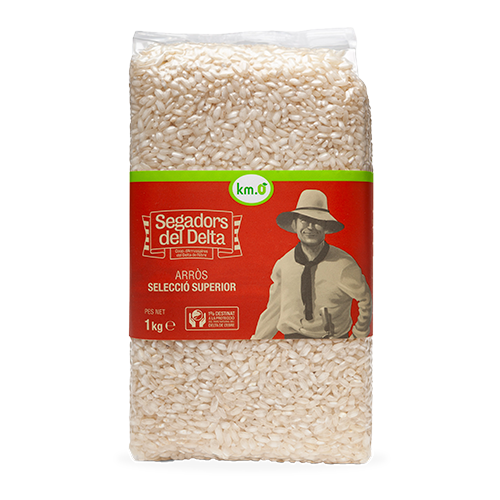 Arroz Selección Km0 1kg Segadors del Delta