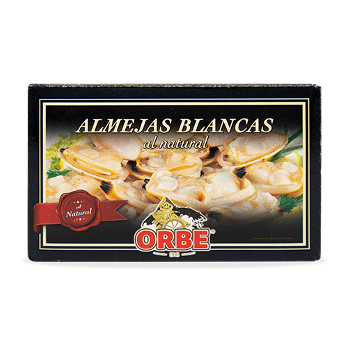 Almejas al Natural 112g Orbe