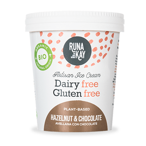 Helado Vegano Avellana y Chocolate Bio 460ml Runa Kay