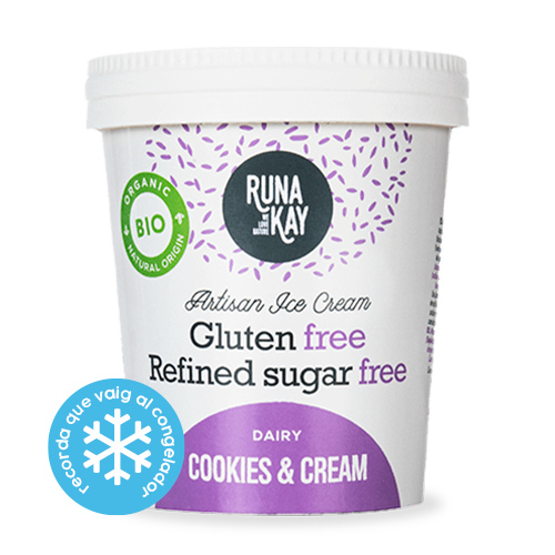 Gelat amb Llet Nata i Galeta Bio 460ml Runa Kay