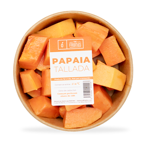 Papaia Tallada Safata 500g