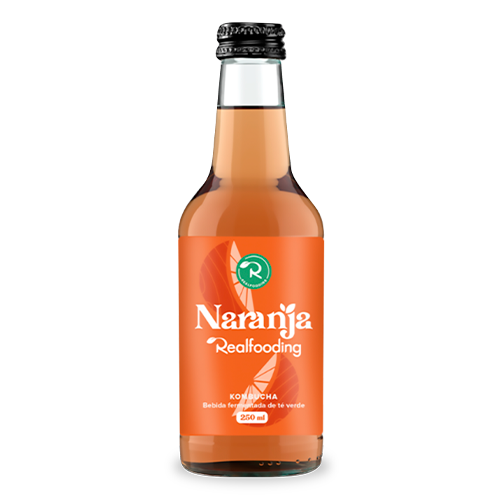 Kombucha Naranja Realfooding 250 ml Mün