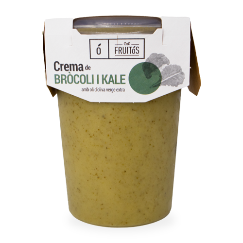 Crema de Bròcoli i Kale Fresca 500ml Cal Fruitós