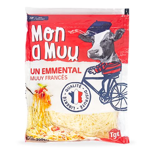 Formatge Emmental Francès Ratllat 200g Mon a Muu