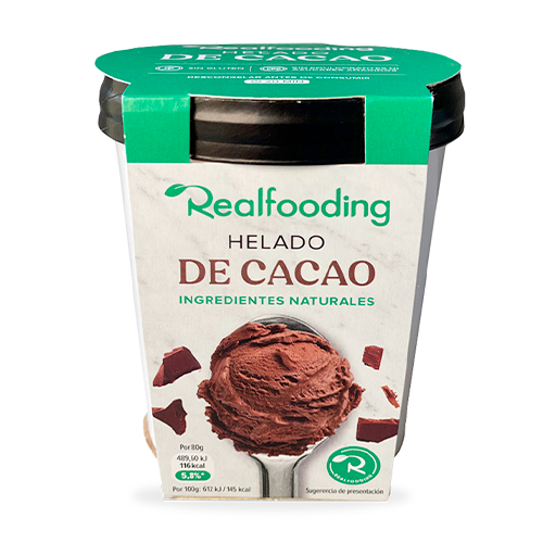 Gelat Realfooding Cacau 500ml