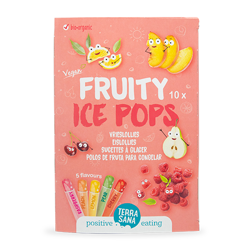 Polines de fruta Variada Ice Pops Bio 10u Terrasana