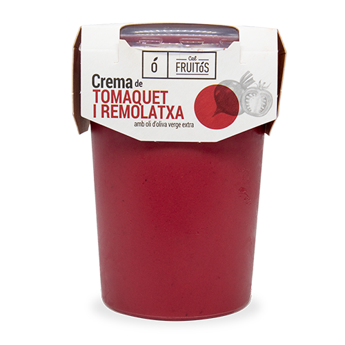Crema de Tomate y Remolacha Fresca 500ml Cal Fruitós