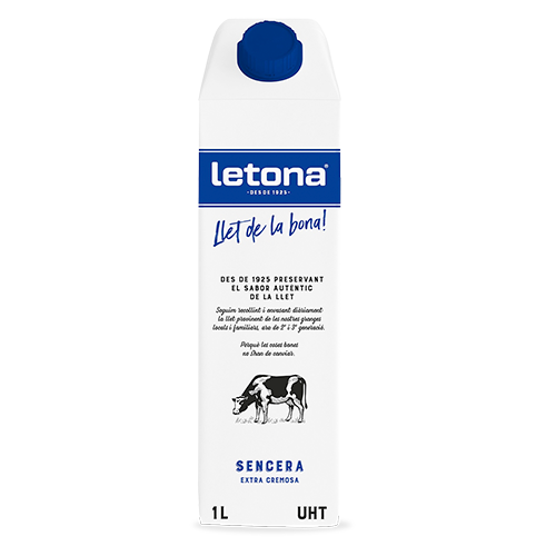 Llet LETONA Sencera Brick 1L