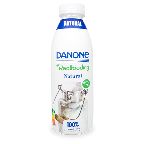 Yogur Líquido Realfooding Natural 525g Danone