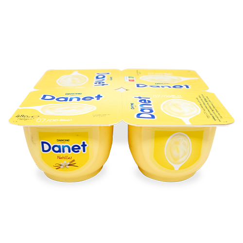 Natillas Danet Vainilla Pack 4x120g Danone