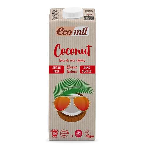 Bebida de Coco Nature S/Azúcares Bio 1L Ecomil