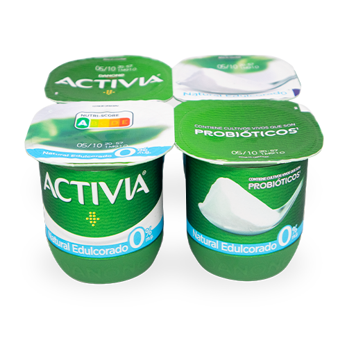 Yogur Activia Edulcorado 0% Pack 4 x 120g Danone