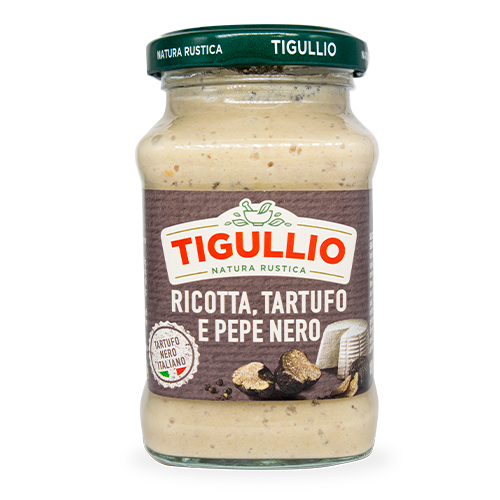 Salsa Ricotta, Tartufo e Pepe Nero 190g Tigullio