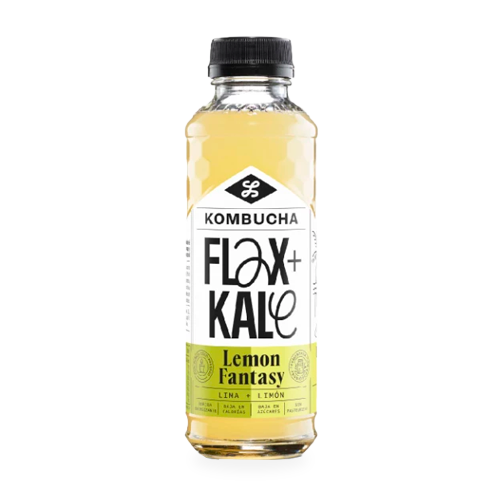 Kombucha Lemon Fantasy 400ml Flax & Kale