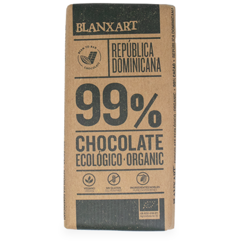 Chocolate Classic Negro 99% República Dominicana Bio 80g Blanxart