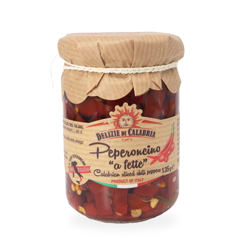 Peperoncino a Fette 135g Delizie di Calabria