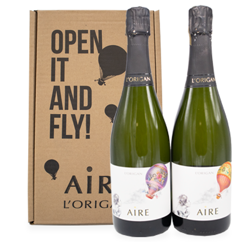 Cava Aire Brut Nature 2019 (DO Cava) Caixa 2u