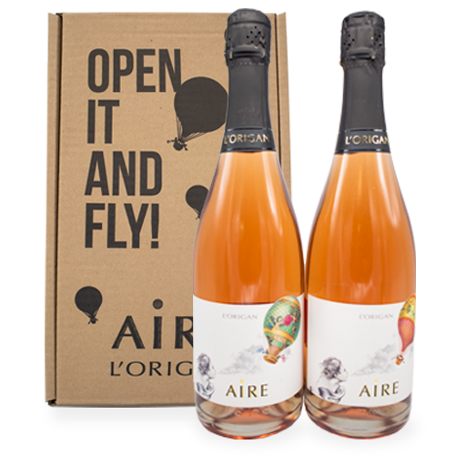 Cava Aire Rose Brut Nature 2020 (DO Cava) - Caja 2u