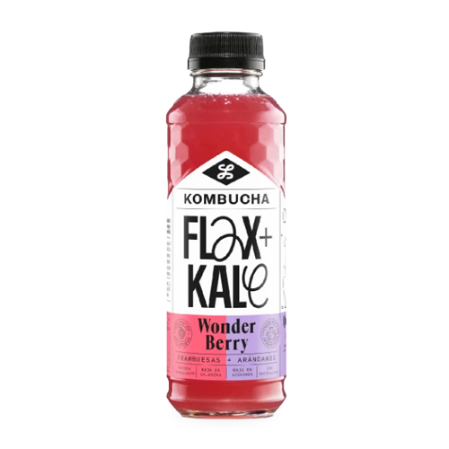 Kombutxa Wonder Berry 400ml Flax & Kale