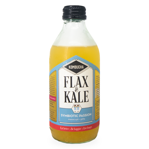 Kombucha Symbiotic Passion 250ml Flax & Kale