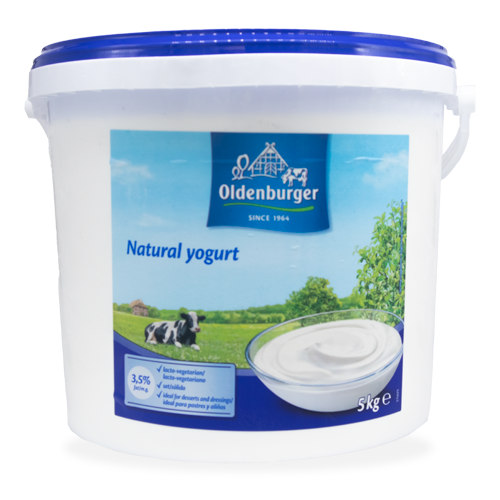 Iogurt Natural  Cremos 3,5% 5kg Oldenburger