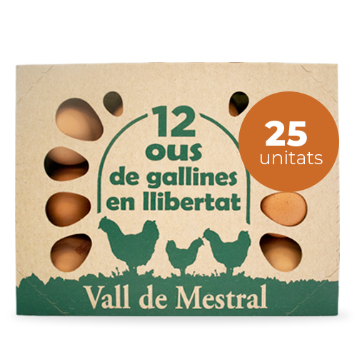 Pack 25 - Docena Huevos Camperos L Vall de Mestral