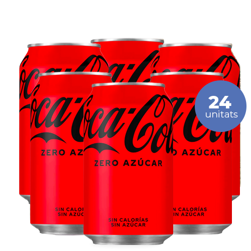 Coca-cola zero lata 33cl - pack 24