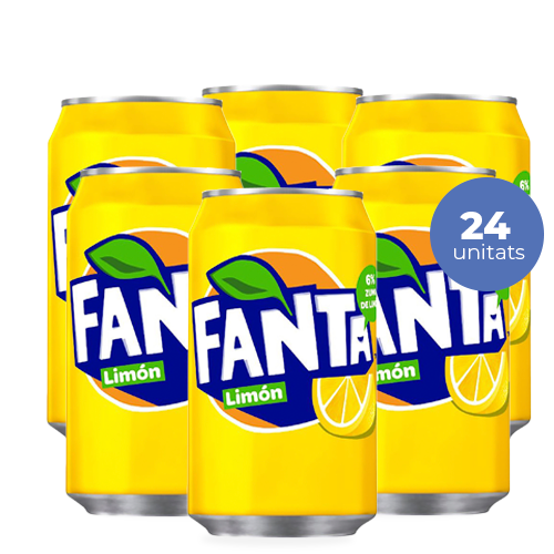 Fanta Llimona Llauna 33cl- Pack 24