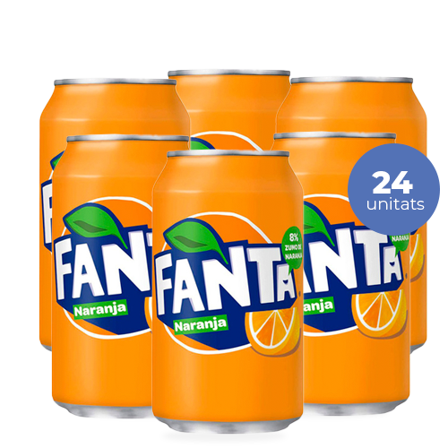 Fanta Taronja Llauna 33cl- Pack 24