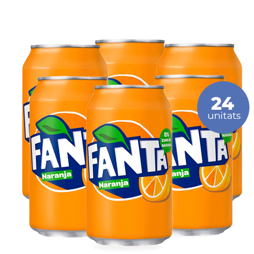 Fanta Naranja Lata 33cl- Pack 24