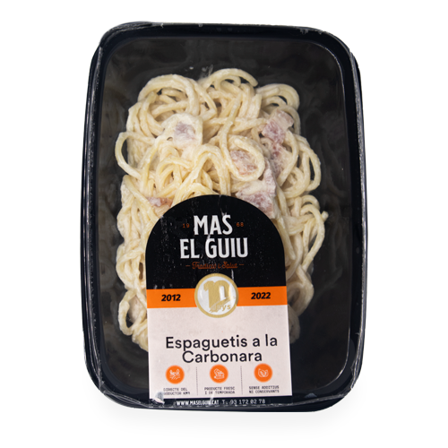 Espaguetis Carbonara 250g Mas el Guiu