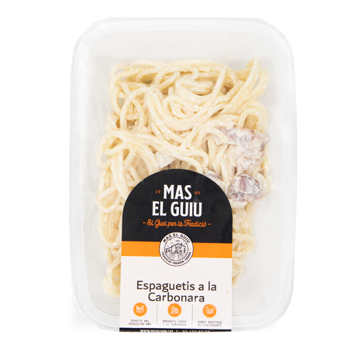 Espaguetis Carbonara 250g Mas el Guiu