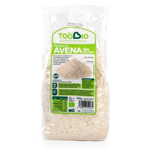 Farina de Civada S/Gluten Bio 500g Toobio