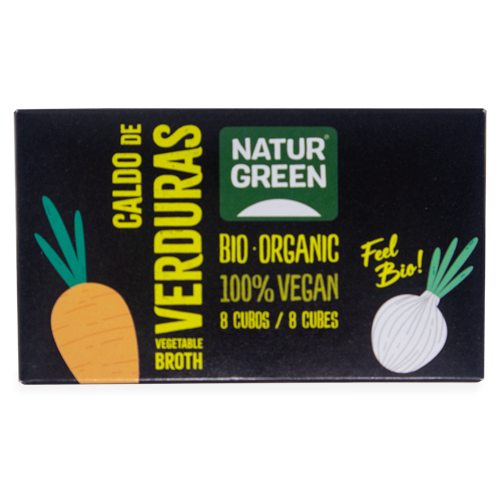 Cubitos de Caldo Verduras Bio 8u Naturgreen