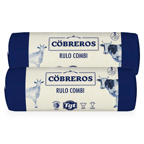 Pack 2u. Formatge Rulo Cabra i Vaca 180g Cobreros