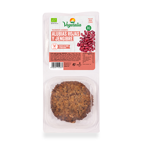 Vegeburguer Mongetes i Gingebre Bio 160g Vegetalia