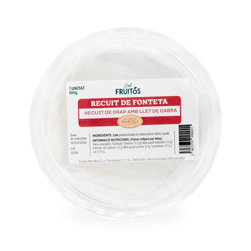 Recuit de Fonteta 1u 100g Casa Martell