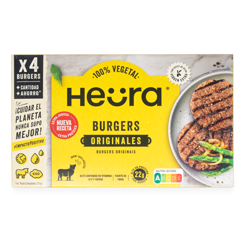 Burgers Originals XL Congelades 4u Heura