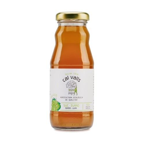 Suc de Raïm Blanc Bio 200ml Cal Valls