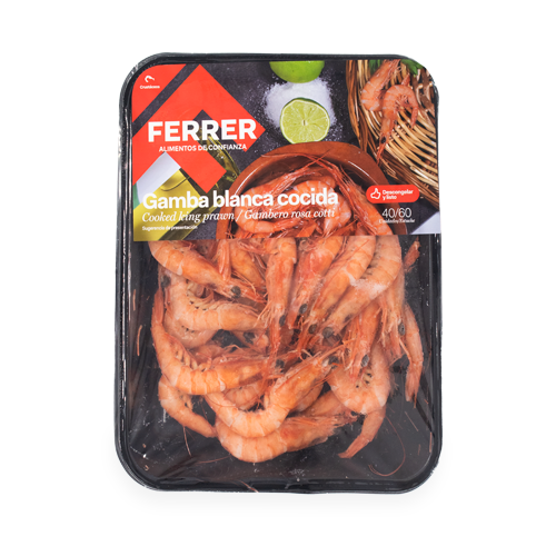 Gamba Cocida Salada 300g Ferrer