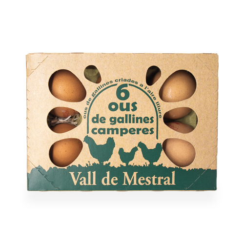 Huevos Camperos L 1/2 Docena Vall de Mestral