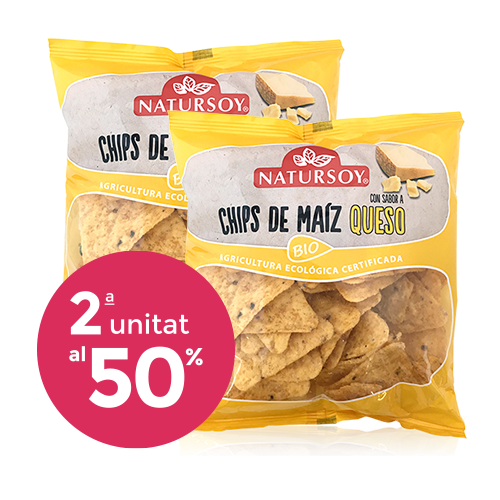 Pack 2u Chips Maíz/Queso (75 g) Natursoy 