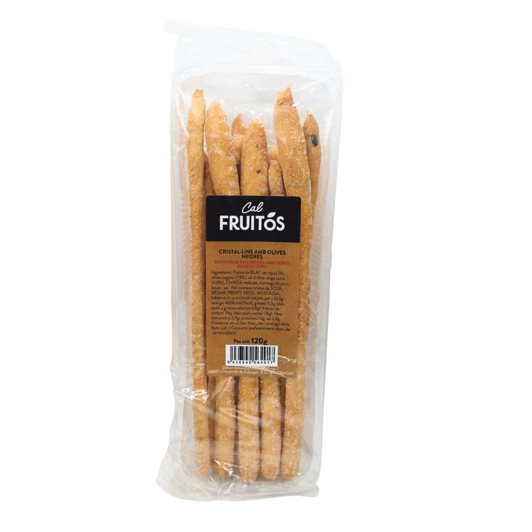 Cristal·lins amb Olives Negres 120g Cal Fruitós