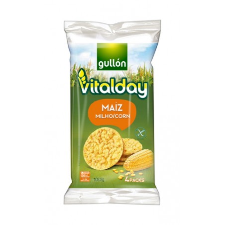 Tortitas Maíz Bolsa Vitalday 108g Gullón