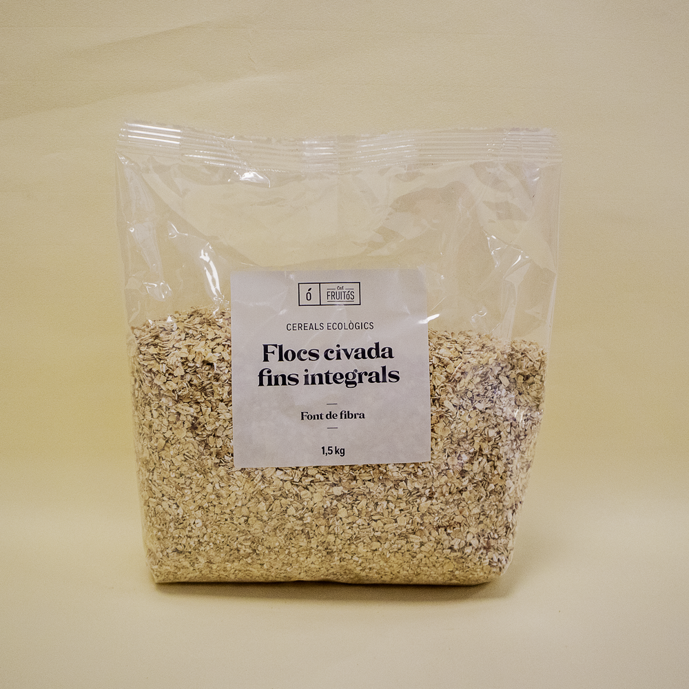 Flocs de Civada Fins Integrals Bio 1,5kg Cal Fruitós